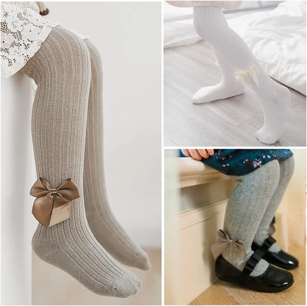 جوراب شلواری بچگانه Dsaren، جوراب شلواری بافتنی نخی دخترانه، جوراب ساق بلند زیبا، بسته 3 عددی جوراب شلواری بچگانه Dsaren، جوراب شلواری بافتنی نخی دخترانه، جوراب ساق بلند زیبا، بسته 3 عددی