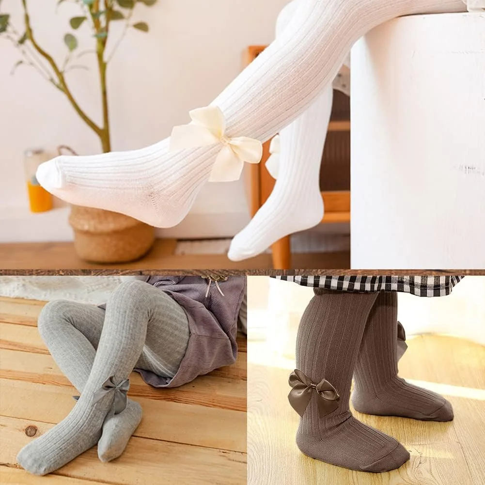 جوراب شلواری بچگانه Dsaren، جوراب شلواری بافتنی نخی دخترانه، جوراب ساق بلند زیبا، بسته 3 عددی جوراب شلواری بچگانه Dsaren، جوراب شلواری بافتنی نخی دخترانه، جوراب ساق بلند زیبا، بسته 3 عددی