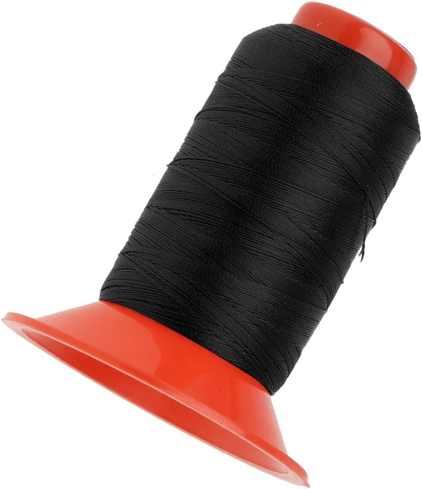 نخ دوخت نایلونی چادر، کوله پشتی، مشکی/سفید/آبی تیره/نارنجی/خاکستری تیره، 500 متری، با استحکام بالا - مشکی نخ دوخت نایلونی چادر، کوله پشتی، مشکی/سفید/آبی تیره/نارنجی/خاکستری تیره، 500 متری، با استحکام بالا - مشکی