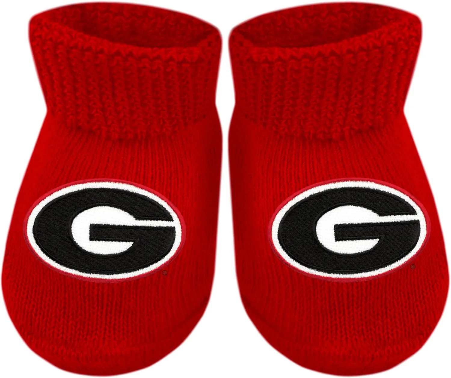 جوراب پاپوش نوزادی Creative Knitwear Georgia Bulldogs، قرمز، 0-6 ماه