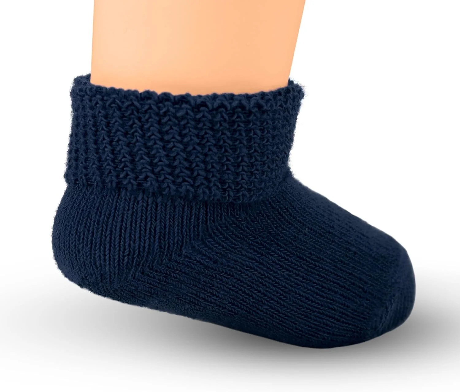 جوراب پاپوش نوزادی Creative Knitwear دانشگاه جورج تاون هویاس، سرمه ای، نوزاد