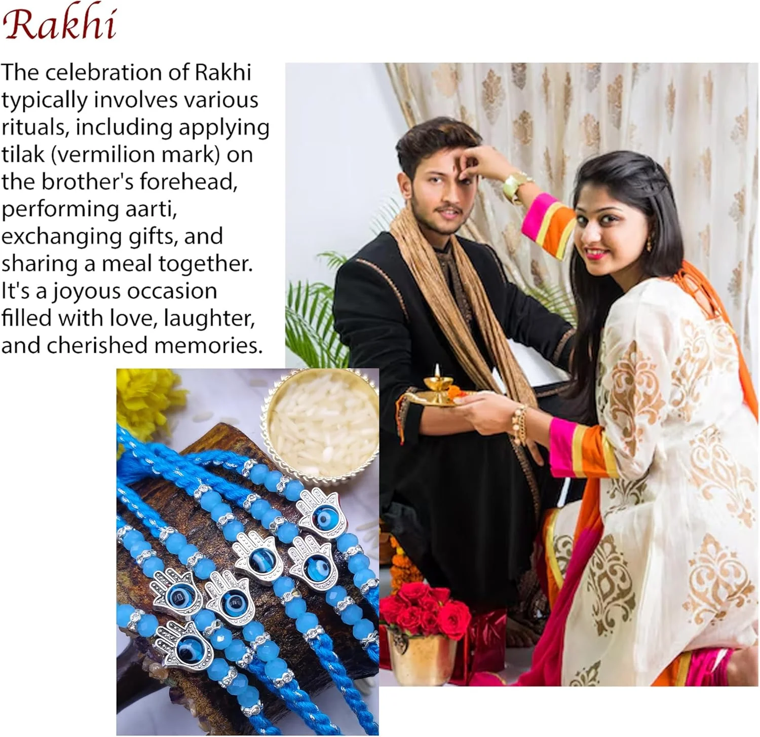 اوآفیش استورروم صنایع دستی، راخی سنتی طراح دار برای برادر به مناسبت هدیه دادن در راکشا باندان، استاندارد، آبی اوآفیش استورروم صنایع دستی، راخی سنتی طراح دار برای برادر به مناسبت هدیه دادن در راکشا باندان، استاندارد، آبی