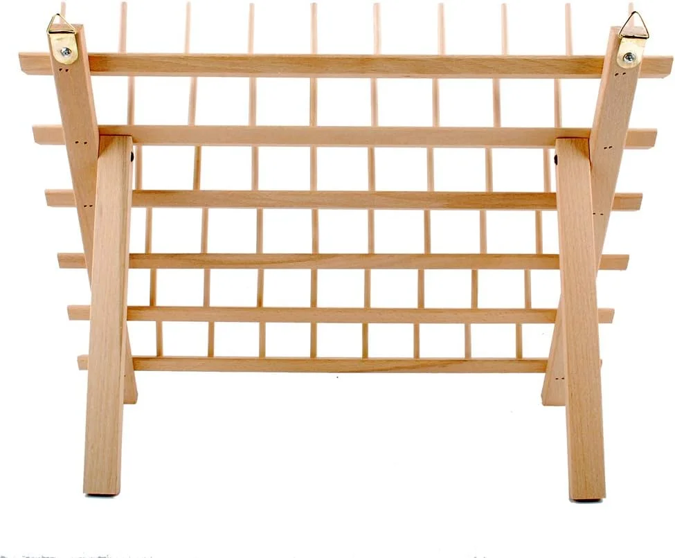 نگهدارنده نخ چوبی 60 تایی NW، قفسه و سازمان دهنده نخ خیاطی و گلدوزی، قفسه نخ برای خیاطی با قلاب های آویز نگهدارنده نخ چوبی 60 تایی NW، قفسه و سازمان دهنده نخ خیاطی و گلدوزی، قفسه نخ برای خیاطی با قلاب های آویز