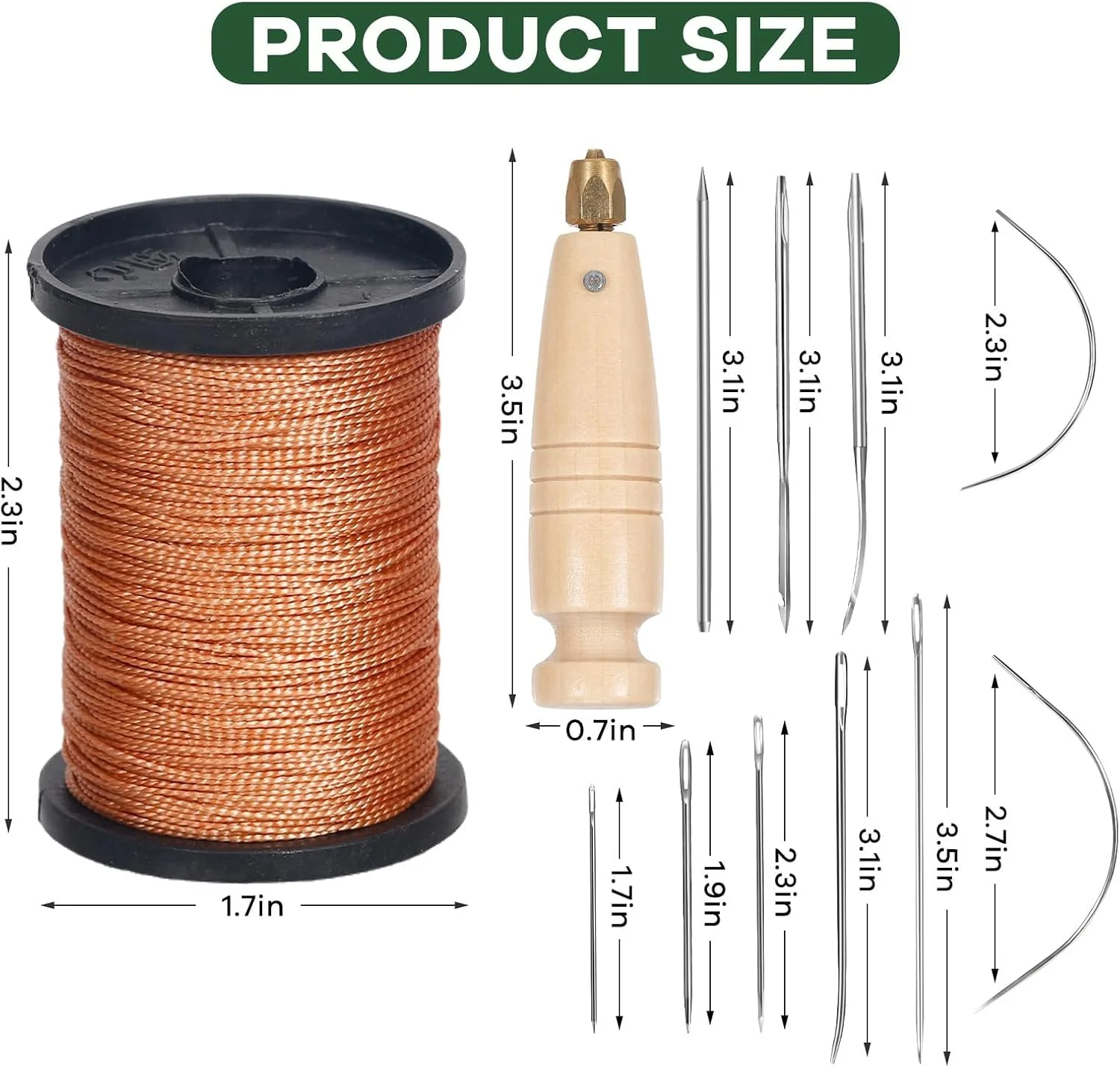 نخ نایلونی 3 قرقره ای نورکول برای خیاطی، هر کدام 80 یارد نخ ضخیم، کیت نخ برای بزرگسالان شامل درفش خیاطی و 7 سوزن برای خیاطی دستی، نخ و سوزن اثاثه یا لوازم داخلی برای تعمیر چرم، کفش، مبلمان نخ نایلونی 3 قرقره ای نورکول برای خیاطی، هر کدام 80 یارد نخ ضخیم، کیت نخ برای بزرگسالان شامل درفش خیاطی و 7 سوزن برای خیاطی دستی، نخ و سوزن اثاثه یا لوازم داخلی برای تعمیر چرم، کفش، مبلمان