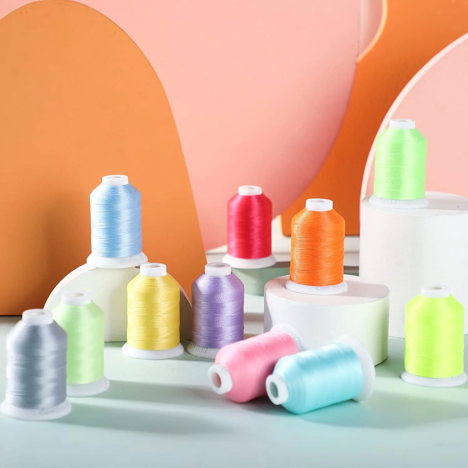 نخ گلدوزی شب تاب Nuanchu در 12 رنگ، نخ ماشین گلدوزی پلی استر رنگارنگ 550 یاردی، نخ گلدوزی درخشان، نخ خیاطی برای گلدوزی، لحاف دوزی، تزئینات خیاطی نخ گلدوزی شب تاب Nuanchu در 12 رنگ، نخ ماشین گلدوزی پلی استر رنگارنگ 550 یاردی، نخ گلدوزی درخشان، نخ خیاطی برای گلدوزی، لحاف دوزی، تزئینات خیاطی