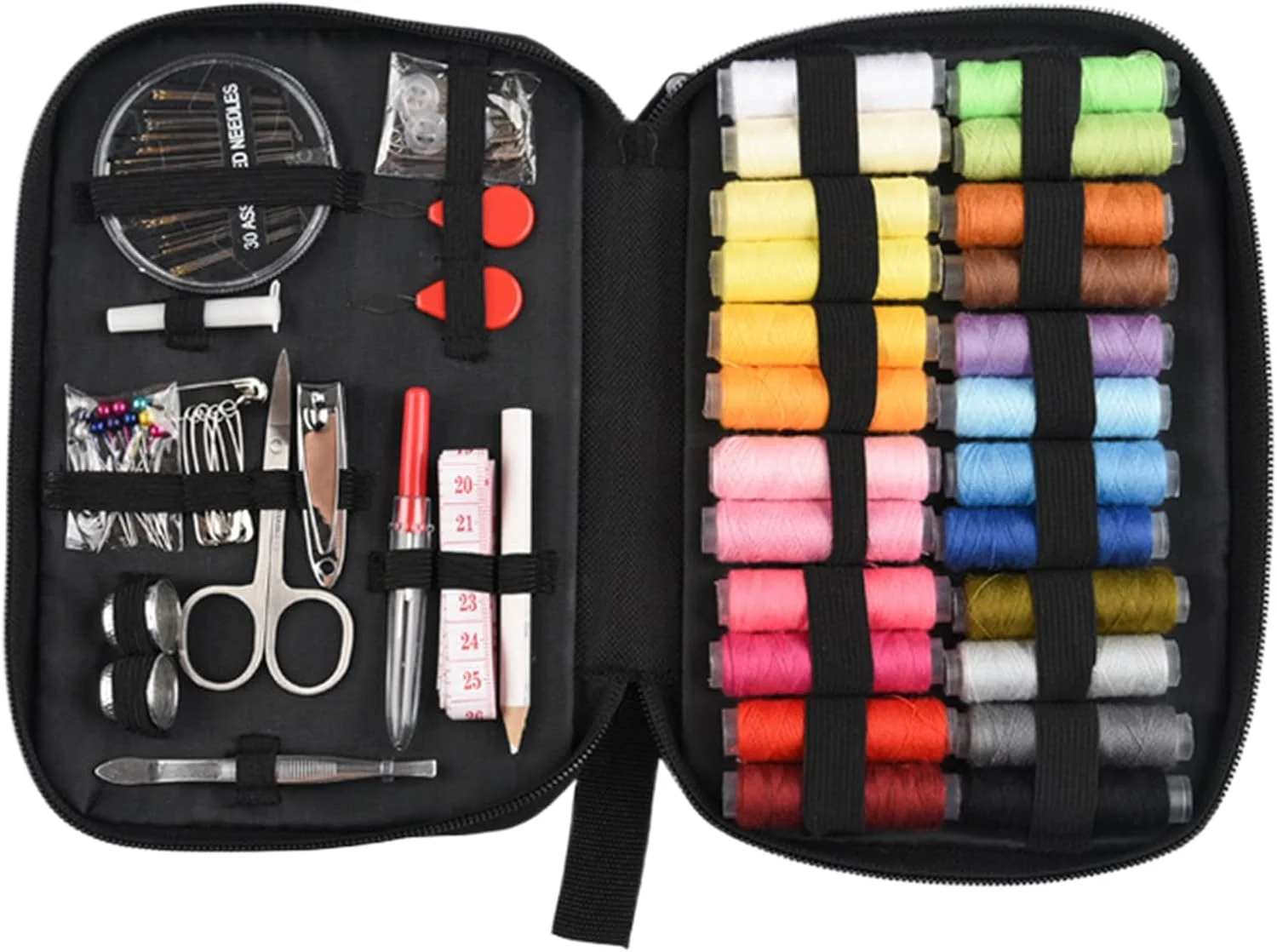 ست نخ و سوزن، ابزار خیاطی قابل حمل - مقاوم، مناسب مبتدیان، لوازم چند منظوره برای تعمیرات مسافرتی، لحاف دوزی، خیاطی لباس