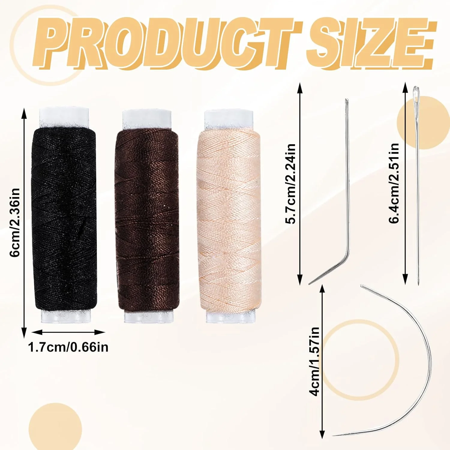 ست سوزن و نخ مو، مناسب برای دوخت مو، ست 12 عددی ابزار اکستنشن مو، سوزن خمیده، نخ بافت برای ساخت کلاه گیس، سوزن و نخ برای دوخت دستی اکستنشن مو ست سوزن و نخ مو، مناسب برای دوخت مو، ست 12 عددی ابزار اکستنشن مو، سوزن خمیده، نخ بافت برای ساخت کلاه گیس، سوزن و نخ برای دوخت دستی اکستنشن مو