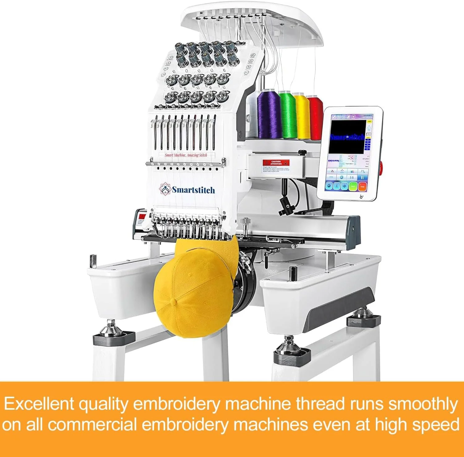 نخ گلدوزی پلی استر تک قرقره بزرگ 5000 متری New brothread، وزن 40، مناسب برای ماشین های صنعتی و خانگی - نقره ای نخ گلدوزی پلی استر تک قرقره بزرگ 5000 متری New brothread، وزن 40، مناسب برای ماشین های صنعتی و خانگی - نقره ای