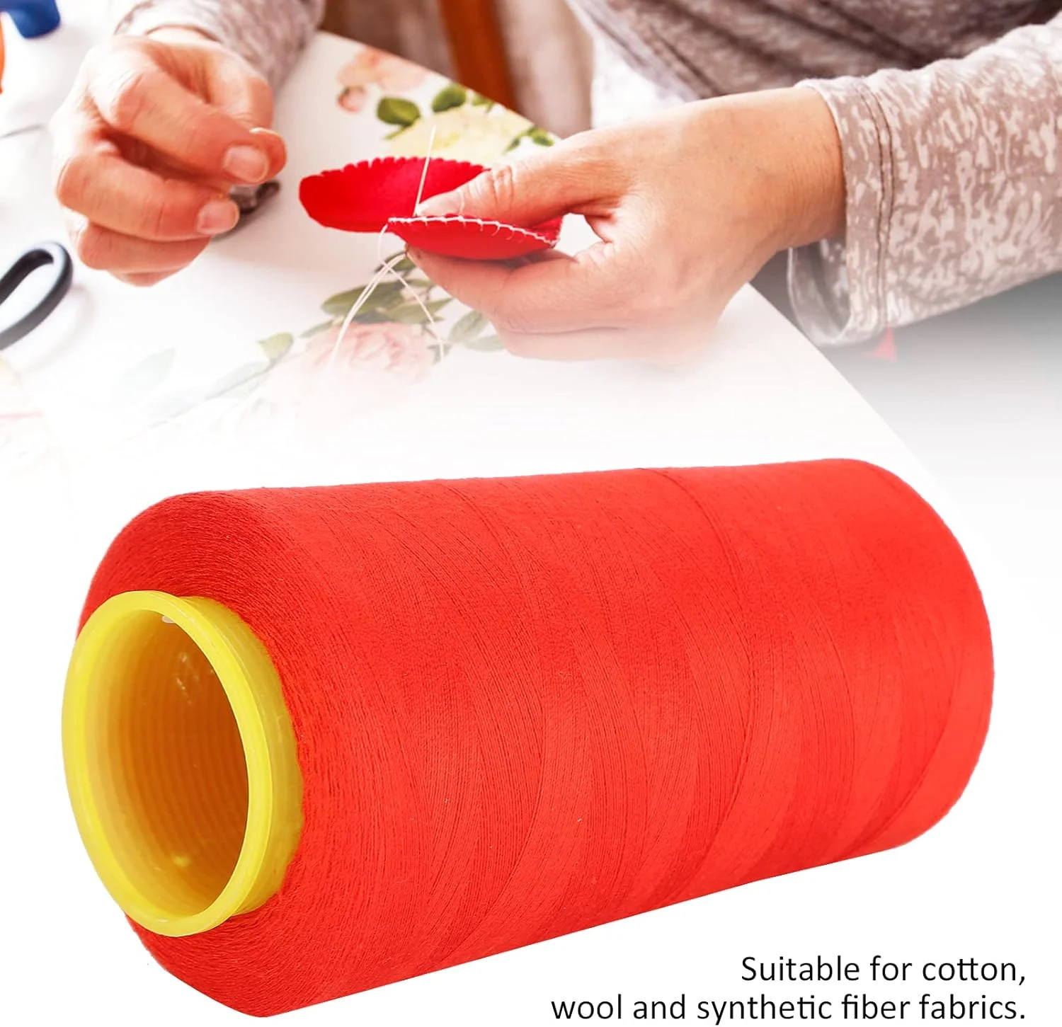 نخ خیاطی پلی استر 3000 یاردی NDNCZDHC، نخ قرقره برای خیاطی همه منظوره، نخ بخیه دستی بزرگ برای سوزن دوزی (پلی استر) نخ خیاطی پلی استر 3000 یاردی NDNCZDHC، نخ قرقره برای خیاطی همه منظوره، نخ بخیه دستی بزرگ برای سوزن دوزی (پلی استر)