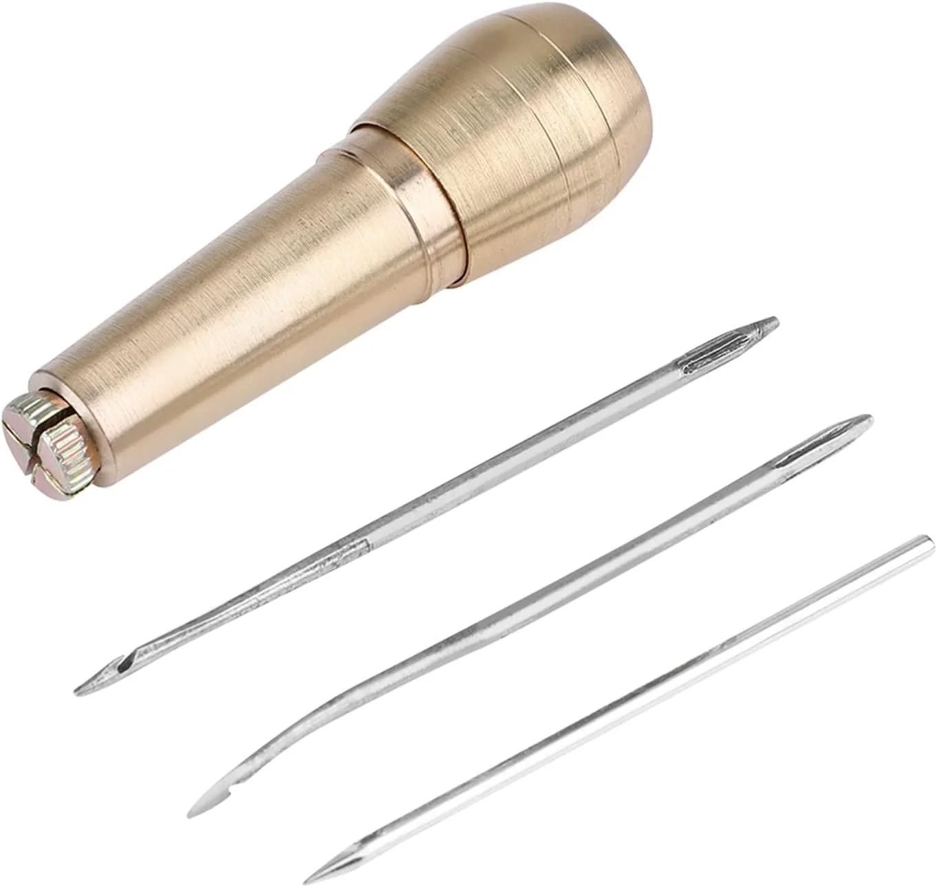 ابزار خیاطی درفش سوزن سوراخ خمیده، درفش خیاطی، دوخت سریع مسی، برای تعمیر چرم کیف و کفش ابزار خیاطی درفش سوزن سوراخ خمیده، درفش خیاطی، دوخت سریع مسی، برای تعمیر چرم کیف و کفش