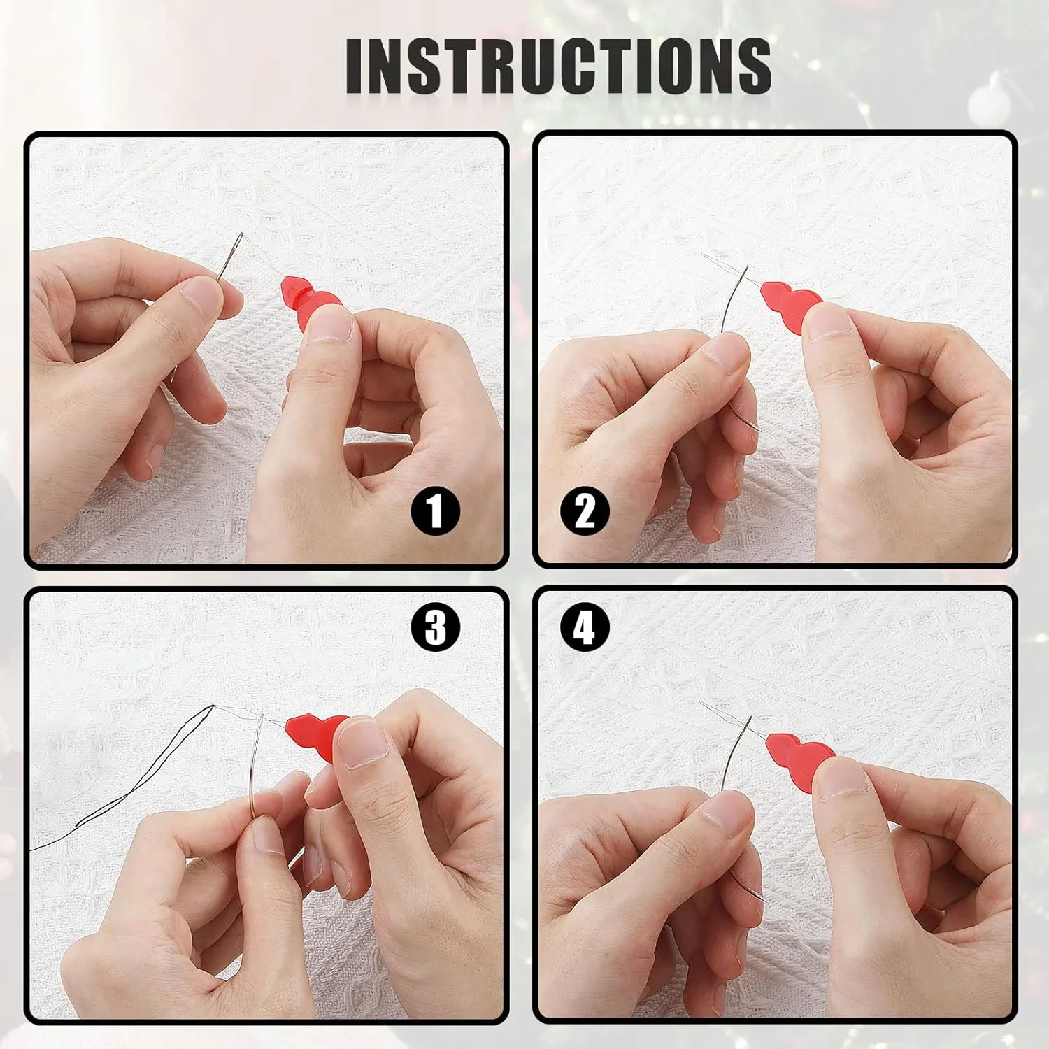 ست 25 عددی نخ و سوزن، شامل سوزن های خمیده، نخ قهوه ای و ابزار بافت به همراه لوازم جانبی و ملزومات خیاطی برای ساخت کلاه گیس، دوخت مو و بافت مو ست 25 عددی نخ و سوزن، شامل سوزن های خمیده، نخ قهوه ای و ابزار بافت به همراه لوازم جانبی و ملزومات خیاطی برای ساخت کلاه گیس، دوخت مو و بافت مو