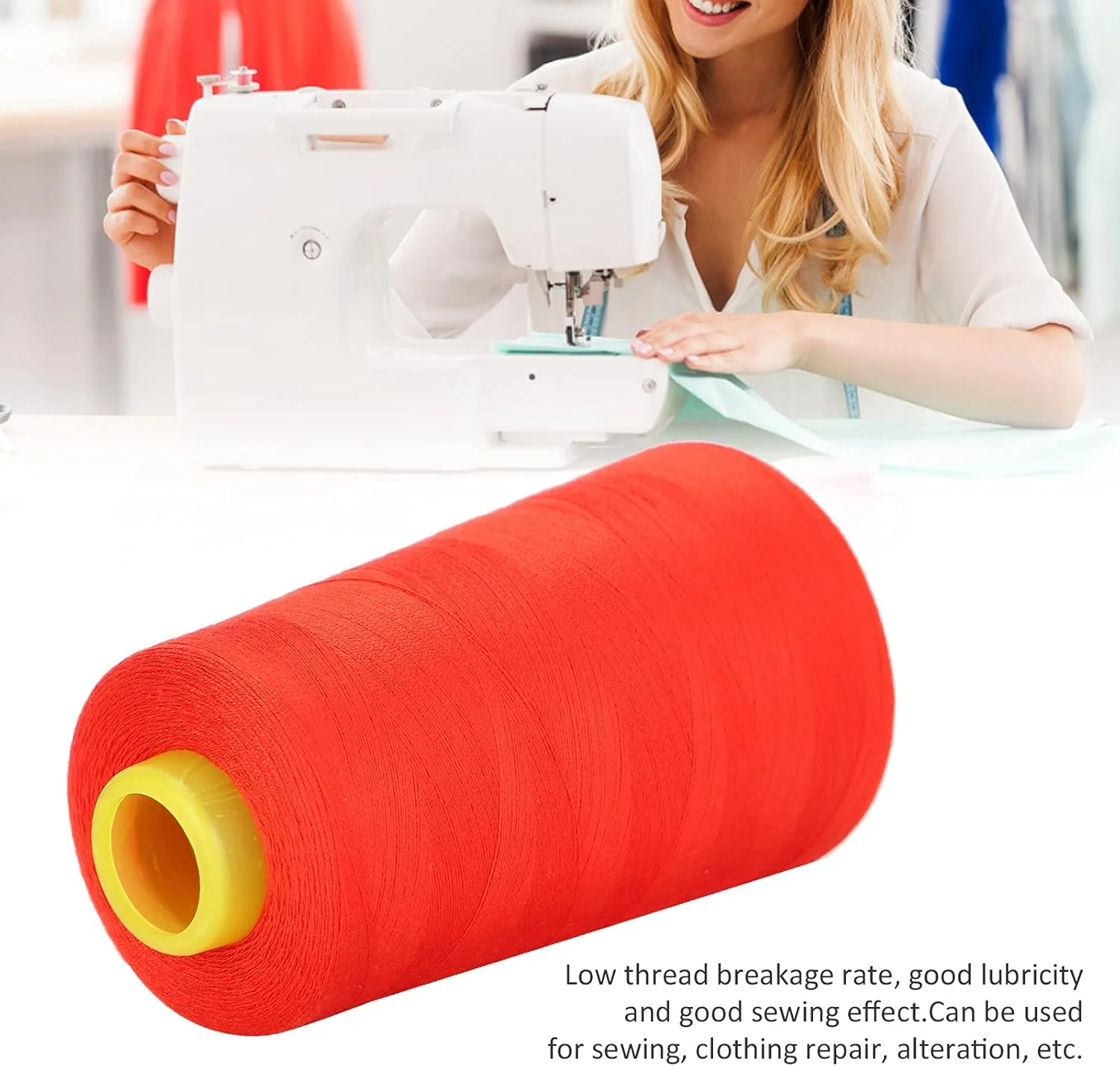 نخ خیاطی پلی استر 3000 یاردی NDNCZDHC، نخ قرقره برای خیاطی همه منظوره، نخ بخیه دستی بزرگ برای سوزن دوزی (پلی استر) نخ خیاطی پلی استر 3000 یاردی NDNCZDHC، نخ قرقره برای خیاطی همه منظوره، نخ بخیه دستی بزرگ برای سوزن دوزی (پلی استر)