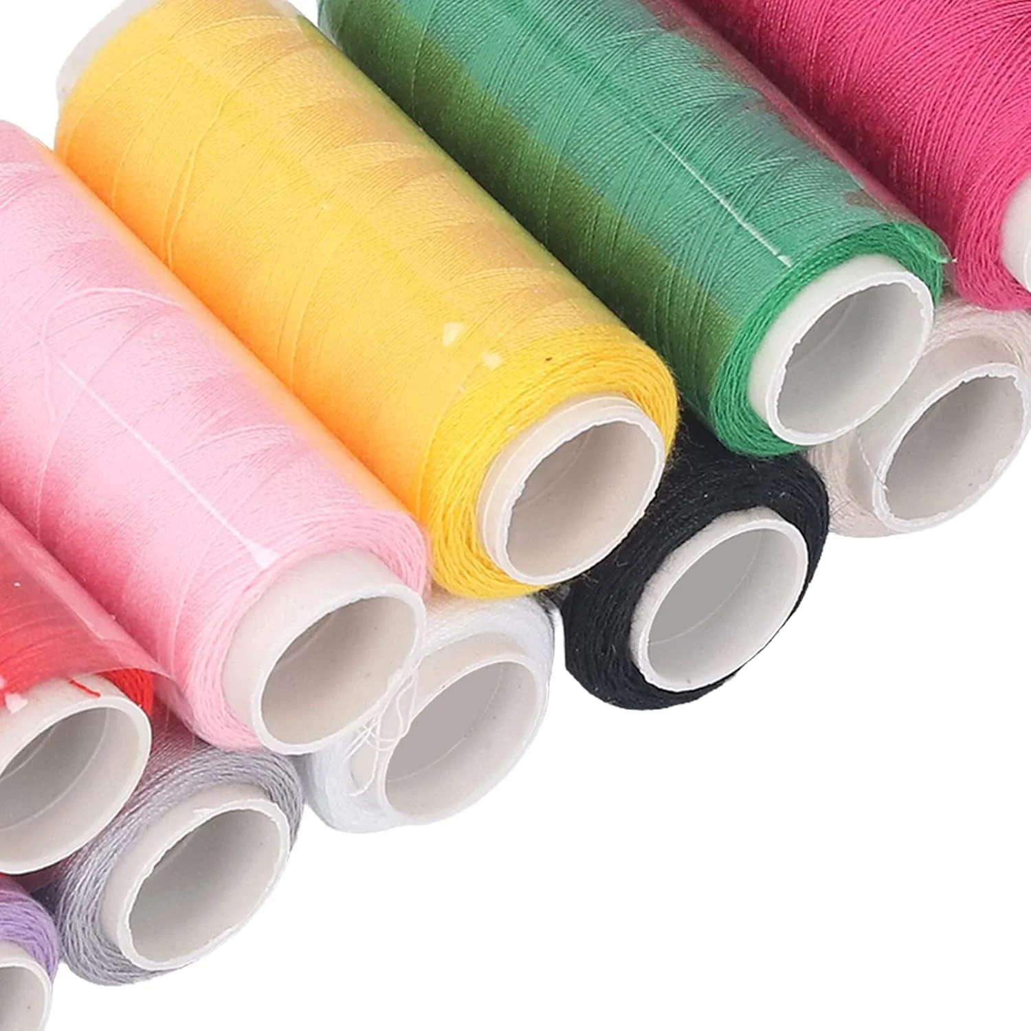 کیت نخ خیاطی 12 رنگ NDNCZDHC، نخ های چرخ خیاطی 250 یاردی، نخ های کوچک پلی استر 2.2 اینچی برای چرخ خیاطی کیت نخ خیاطی 12 رنگ NDNCZDHC، نخ های چرخ خیاطی 250 یاردی، نخ های کوچک پلی استر 2.2 اینچی برای چرخ خیاطی