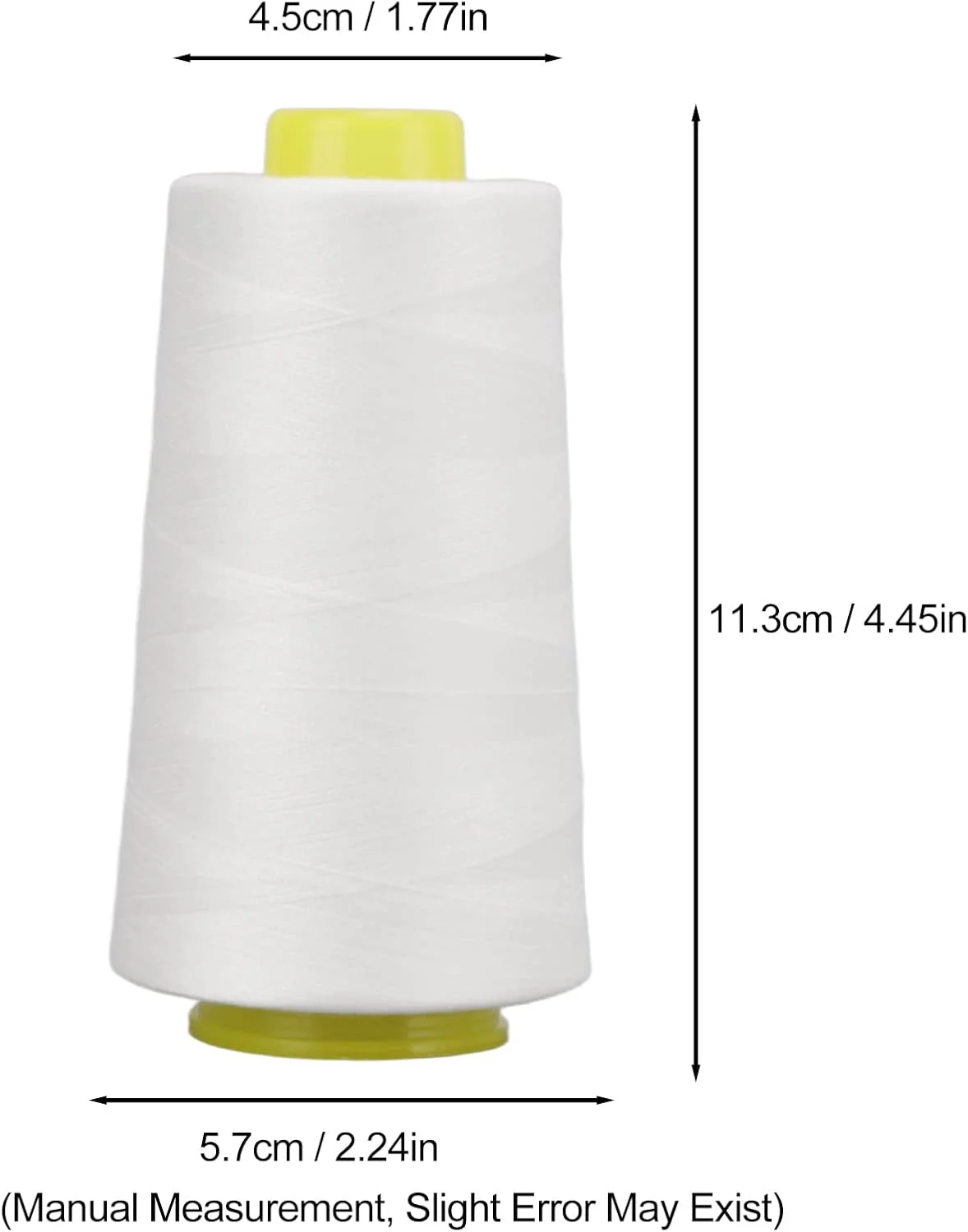 نخ سردوز سفید NDNCZDHC، 4 عدد، 3000 یارد نخ چرخ خیاطی پلی استر بزرگ برای سوزن دوزی خانگی، لوازم خیاطی نخ سردوز سفید NDNCZDHC، 4 عدد، 3000 یارد نخ چرخ خیاطی پلی استر بزرگ برای سوزن دوزی خانگی، لوازم خیاطی