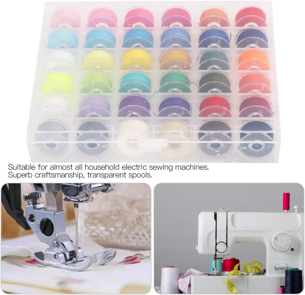 کیت نخ های خیاطی رنگارنگ NDNCZDHC، کیت قرقره نخ خیاطی برای کار دستی خانگی، گلدوزی، ماشین خیاطی، لوازم خیاطی (پلاستیکی) کیت نخ های خیاطی رنگارنگ NDNCZDHC، کیت قرقره نخ خیاطی برای کار دستی خانگی، گلدوزی، ماشین خیاطی، لوازم خیاطی (پلاستیکی)