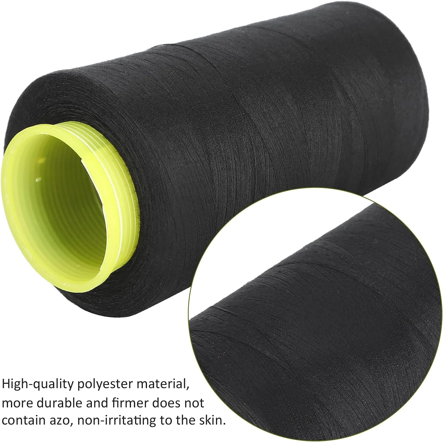 نخ خیاطی پلی استر 3000 یاردی NDNCZDHC، نخ قرقره برای خیاطی همه منظوره، نخ دوخت دستی بزرگ برای سوزن دوزی (پلی استر 2) نخ خیاطی پلی استر 3000 یاردی NDNCZDHC، نخ قرقره برای خیاطی همه منظوره، نخ دوخت دستی بزرگ برای سوزن دوزی (پلی استر 2)