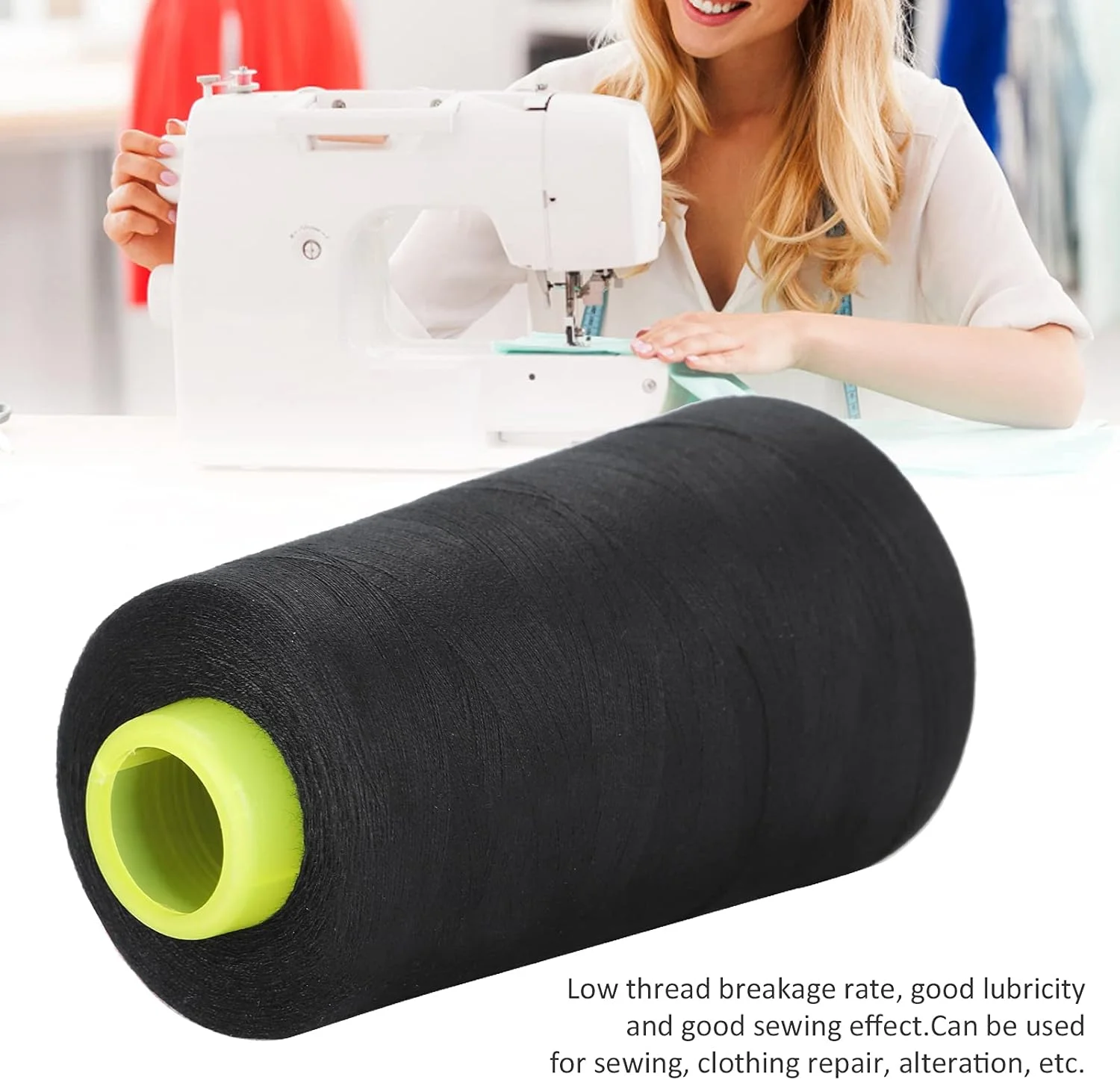 نخ خیاطی پلی استر 3000 یاردی NDNCZDHC، نخ قرقره برای خیاطی همه منظوره، نخ دوخت دستی بزرگ برای سوزن دوزی (پلی استر 2) نخ خیاطی پلی استر 3000 یاردی NDNCZDHC، نخ قرقره برای خیاطی همه منظوره، نخ دوخت دستی بزرگ برای سوزن دوزی (پلی استر 2)