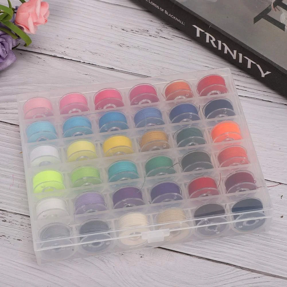 کیت نخ های خیاطی رنگارنگ NDNCZDHC، کیت قرقره نخ خیاطی برای کار دستی خانگی، گلدوزی، ماشین خیاطی، لوازم خیاطی (پلاستیکی) کیت نخ های خیاطی رنگارنگ NDNCZDHC، کیت قرقره نخ خیاطی برای کار دستی خانگی، گلدوزی، ماشین خیاطی، لوازم خیاطی (پلاستیکی)