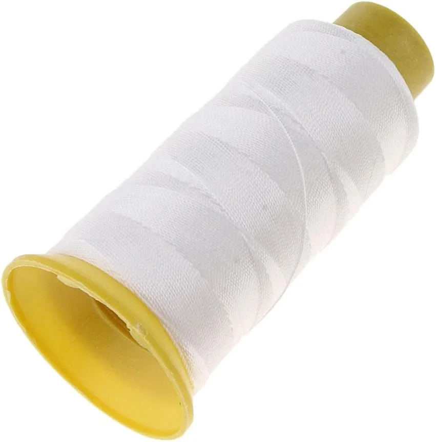 280 متر نخ دوخت نایلونی مبلمان 210D، قرقره 9 لایه DIY - سفید