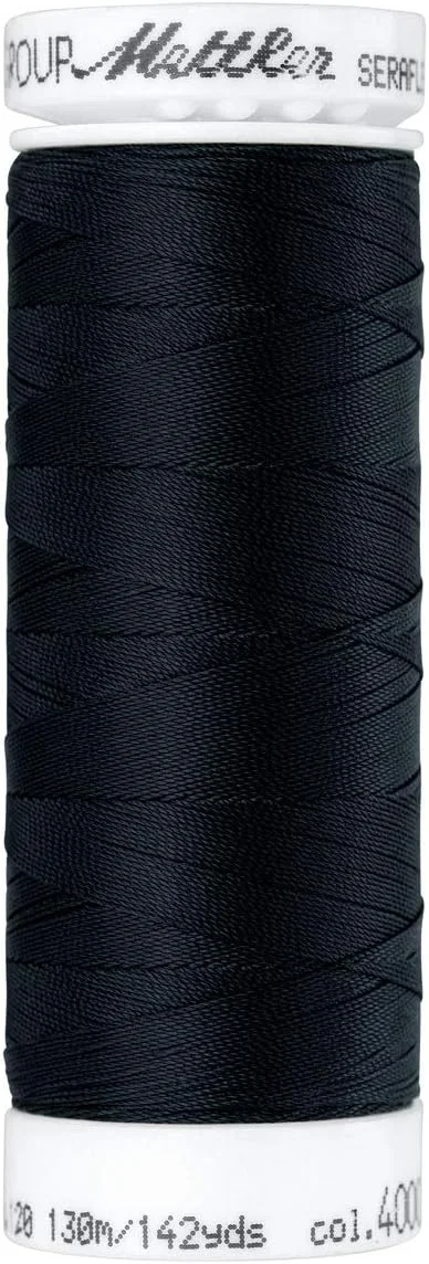 نخ الاستیک متلر سرافلکس 50wt 142yd-مشکی -7840-4000