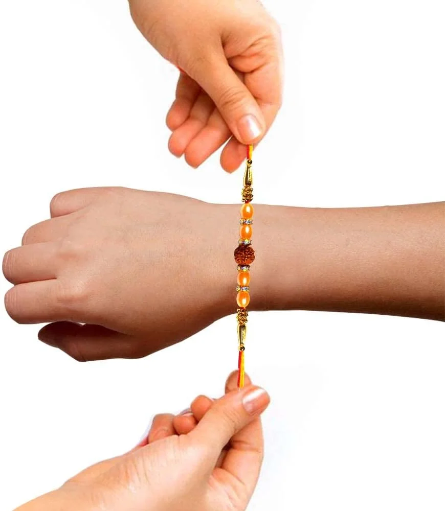 جای شری هندیکرافتس راخی برای برادران برای Raksha Bandan طرح گرد قرمز راخی سنگ مهره طراحی مجموعه راخی 10 عددی جای شری هندیکرافتس راخی برای برادران برای Raksha Bandan طرح گرد قرمز راخی سنگ مهره طراحی مجموعه راخی 10 عددی