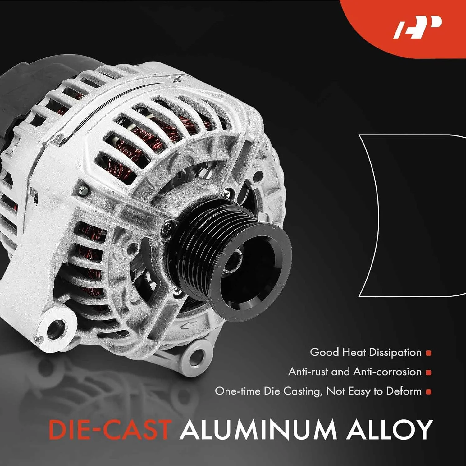 آلترناتور A-Premium سازگار با BMW 323Ci 2000 L6 2.5L، 323i 2000 L6 2.5L، 328Ci 2000 L6 2.8L، 328i 2000 L6 2.8L، 528i 1998-2000 L6 2.8L، Z3 1997-2000 L6 2.8L، 12 ولت 120 آمپر پولی 6 شیاره CW آلترناتور A-Premium سازگار با BMW 323Ci 2000 L6 2.5L، 323i 2000 L6 2.5L، 328Ci 2000 L6 2.8L، 328i 2000 L6 2.8L، 528i 1998-2000 L6 2.8L، Z3 1997-2000 L6 2.8L، 12 ولت 120 آمپر پولی 6 شیاره CW