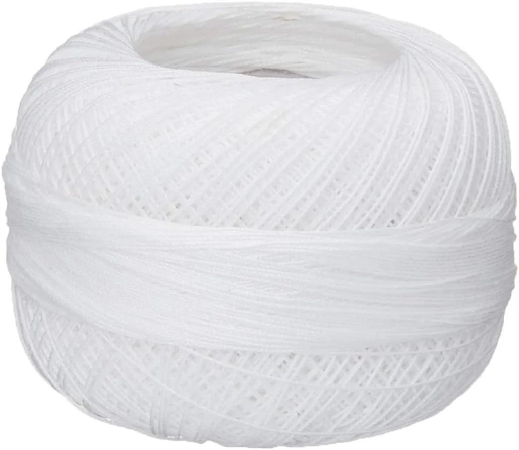 پیچ دستی Lizbeth HH80601 10 گرم سایز 80/184 یارد سفید شیرین
