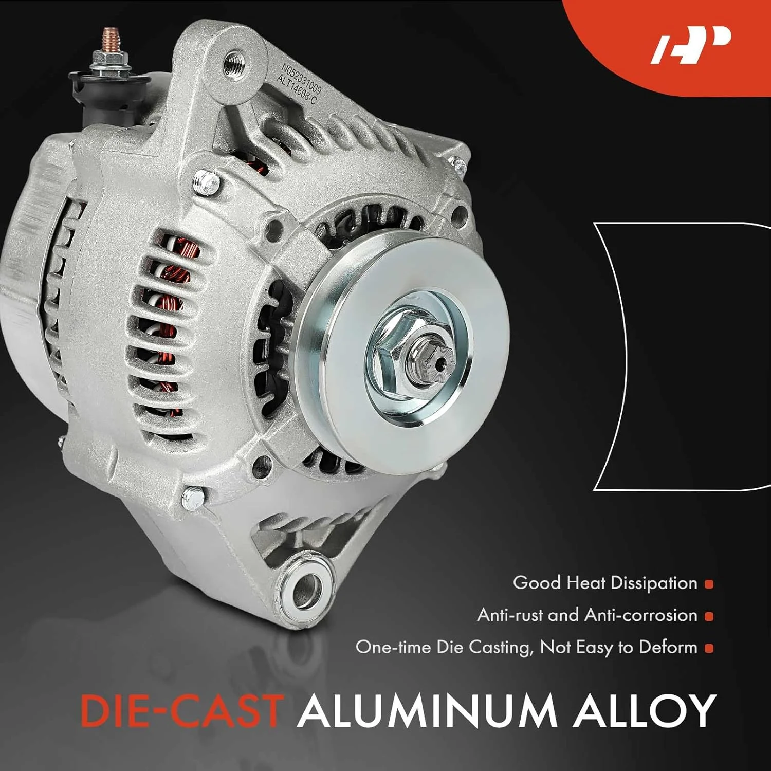 آلترناتور A-Premium جایگزین برای تویوتا 4Runner 1985-1992 Celica 1985 Pickup 1985-1991، 2.4L آلترناتور A-Premium جایگزین برای تویوتا 4Runner 1985-1992 Celica 1985 Pickup 1985-1991، 2.4L