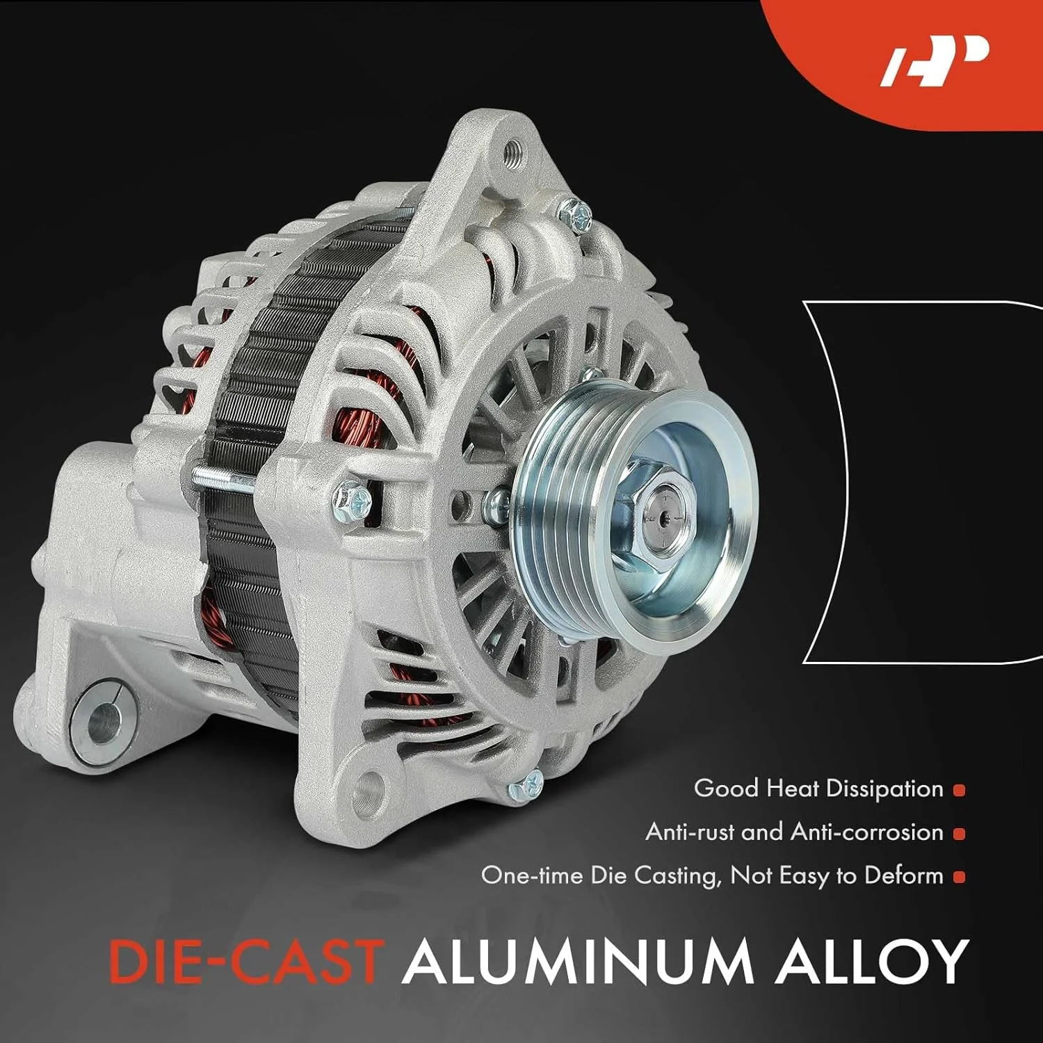 دینام A-Premium سازگار با نیسان Pathfinder 2004، 350Z 2003-2006 و اینفینیتی FX35 2003-2008، G35 2003-2006، 3.5L، 12V 110A پولی 6 شیار چرخش در جهت عقربه های ساعت، جایگزین# 23100CD010، A003TG0191 دینام A-Premium سازگار با نیسان Pathfinder 2004، 350Z 2003-2006 و اینفینیتی FX35 2003-2008، G35 2003-2006، 3.5L، 12V 110A پولی 6 شیار چرخش در جهت عقربه های ساعت، جایگزین# 23100CD010، A003TG0191