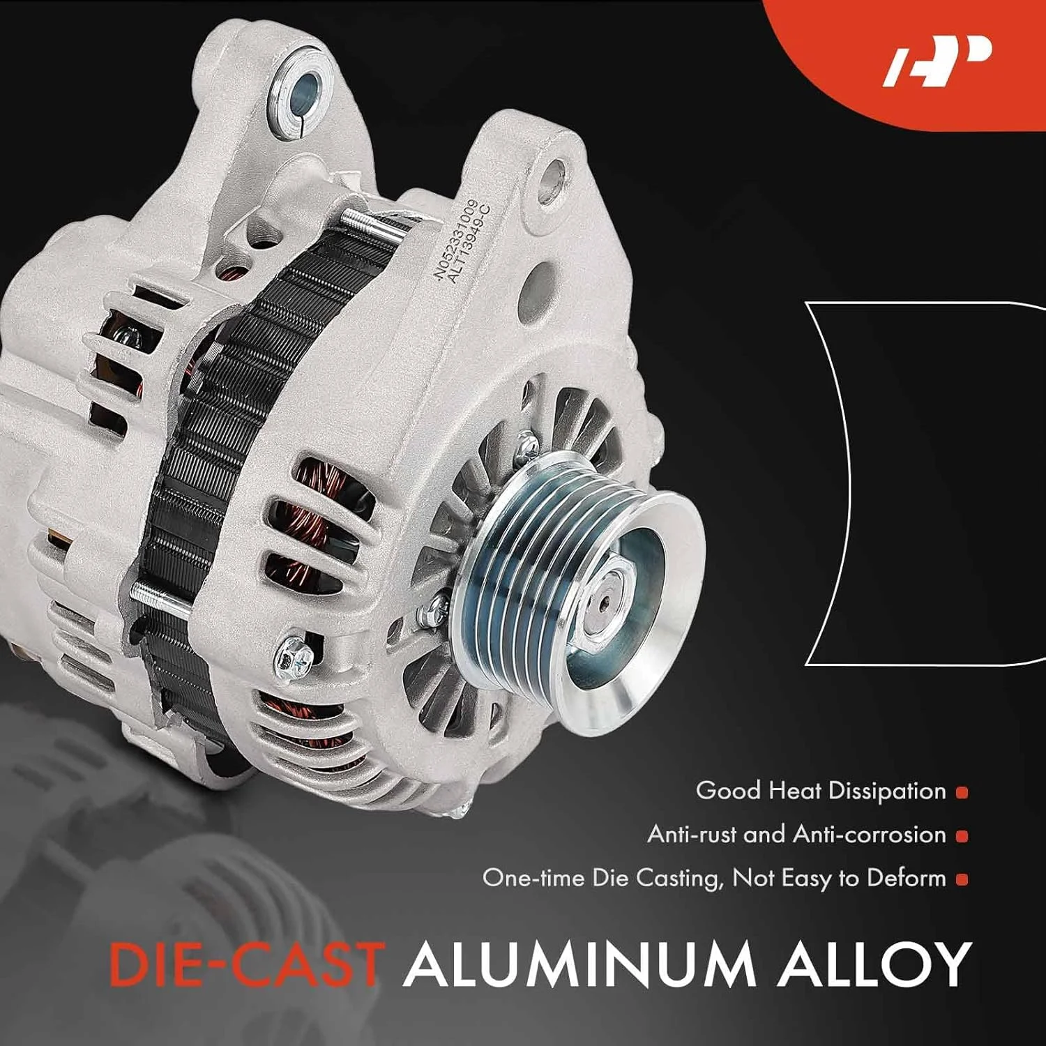 آلترناتور A-Premium جایگزین برای میتسوبیشی مونترو 2001-2003، 3.5L 3.8L آلترناتور A-Premium جایگزین برای میتسوبیشی مونترو 2001-2003، 3.5L 3.8L