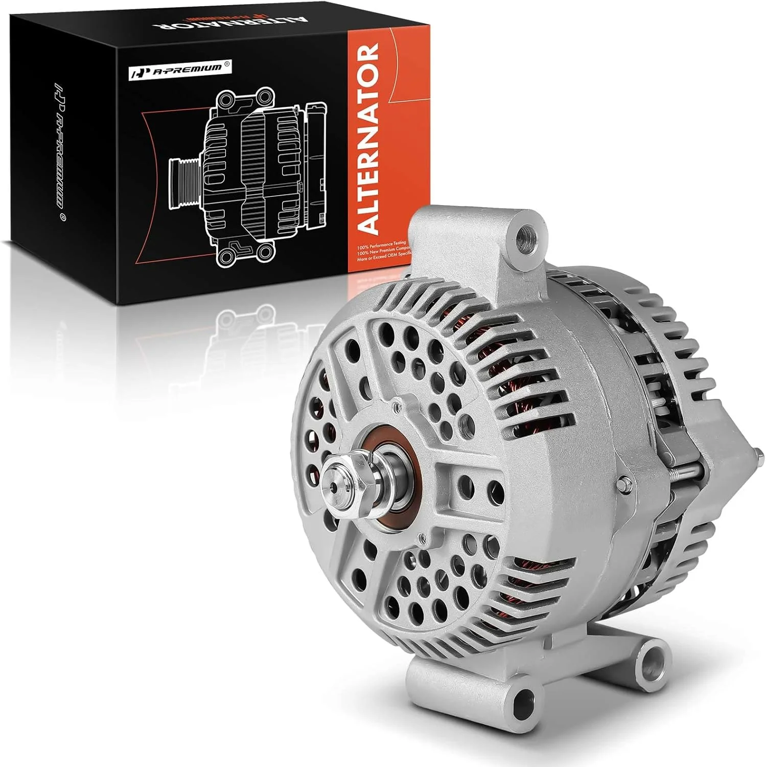 دینام جایگزین A-Premium برای فورد F-150 مدل 1997-2003، F-150 Heritage، F-250 HD، F-350، E-150، E-250، اکسپلورر، رنجر، مزدا B4000، 4.0L 4.2L 5.0L 5.8L 7.3L