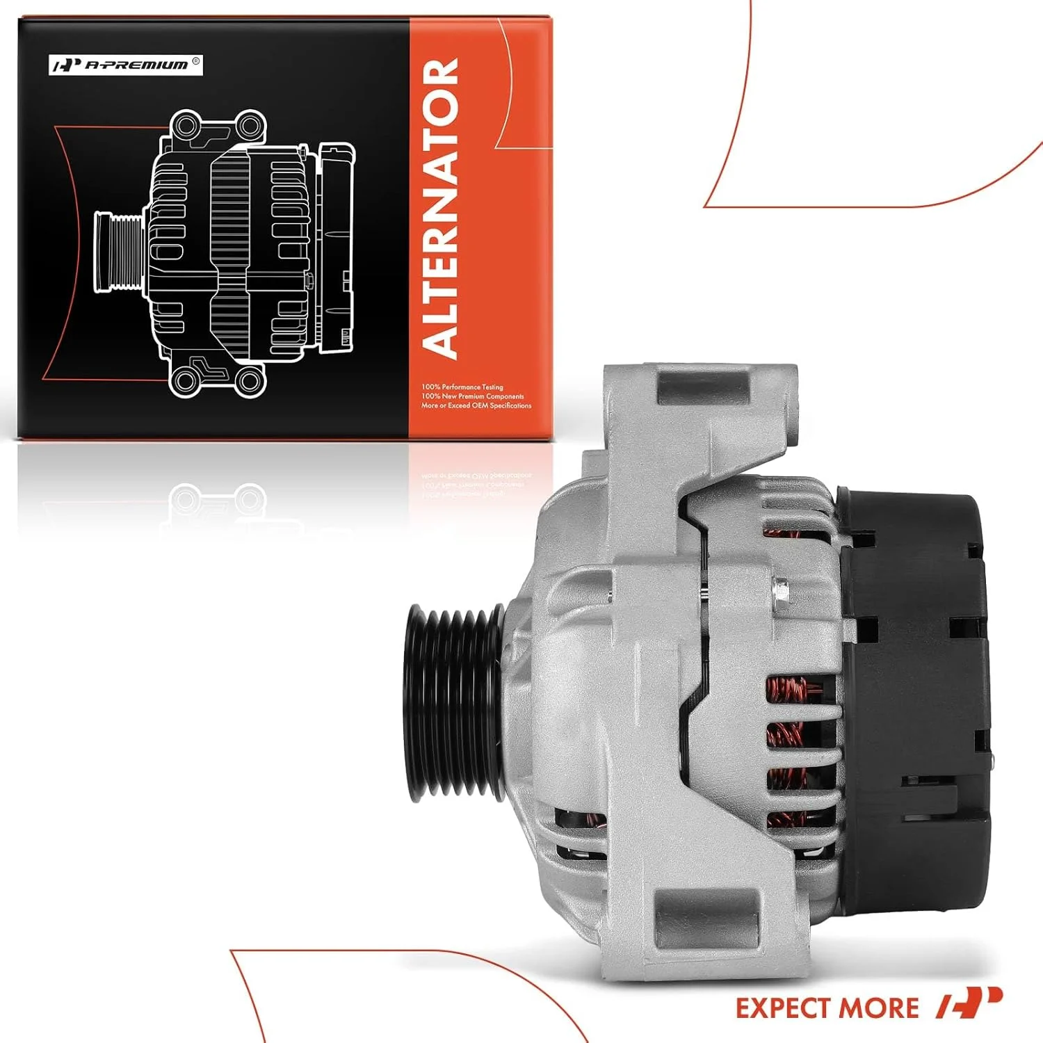آلترناتور ممتاز سازگار با مرسدس بنز سری R170 SLK230 مدل 1998-2004 2.3 لیتری، 12 ولت 90 آمپر پولی 6 شیار چرخش در جهت عقربه های ساعت، جایگزین # 0101549802, 0123320058 آلترناتور ممتاز سازگار با مرسدس بنز سری R170 SLK230 مدل 1998-2004 2.3 لیتری، 12 ولت 90 آمپر پولی 6 شیار چرخش در جهت عقربه های ساعت، جایگزین # 0101549802, 0123320058