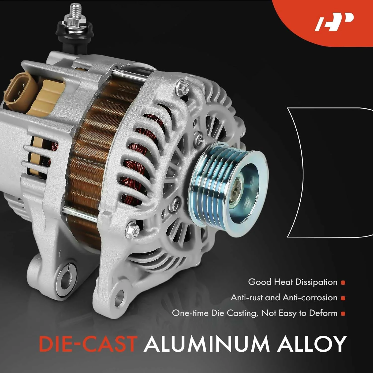 دینام A-Premium جایگزین برای مزدا 6 2014-2021، مزدا MX-5 Miata 3، مزدا CX-3، مزدا CX-5، تویوتا یاریس، 2.0L 2.5L دینام A-Premium جایگزین برای مزدا 6 2014-2021، مزدا MX-5 Miata 3، مزدا CX-3، مزدا CX-5، تویوتا یاریس، 2.0L 2.5L