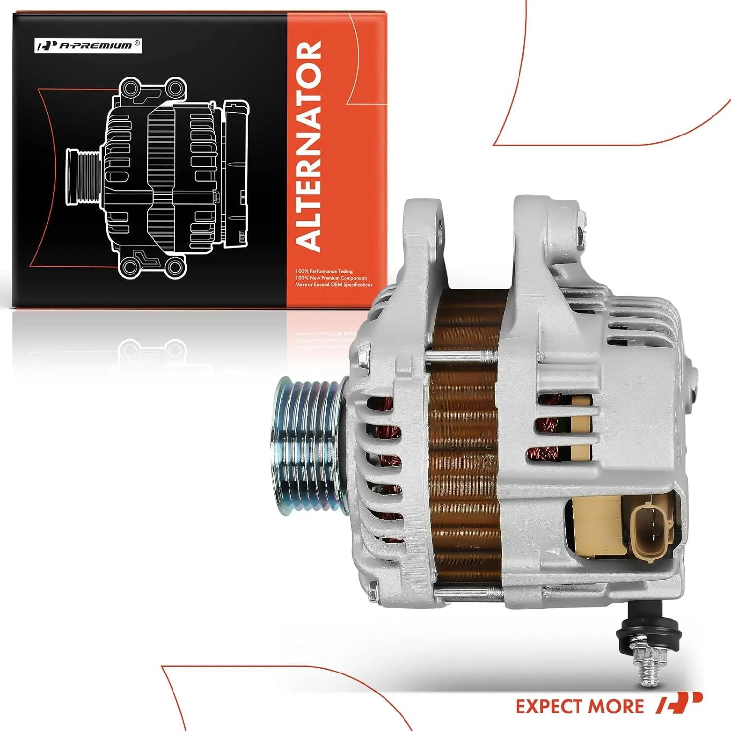 دینام A-Premium جایگزین برای مزدا 6 2014-2021، مزدا MX-5 Miata 3، مزدا CX-3، مزدا CX-5، تویوتا یاریس، 2.0L 2.5L دینام A-Premium جایگزین برای مزدا 6 2014-2021، مزدا MX-5 Miata 3، مزدا CX-3، مزدا CX-5، تویوتا یاریس، 2.0L 2.5L