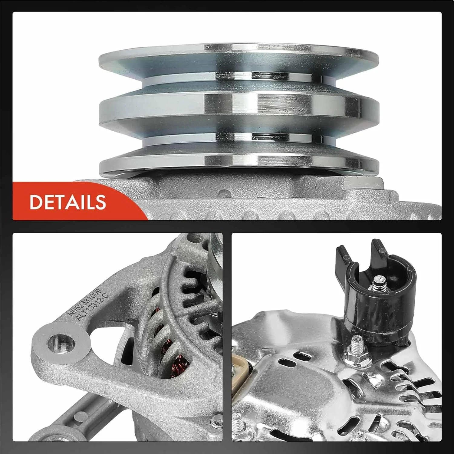 آلترناتور جایگزین A-Premium برای دوج B150 1990-1991 B250 B350 D150 D250 D350 Dakota Ramcharger W150 W250 W350، 3.9L 5.2L 5.9L آلترناتور جایگزین A-Premium برای دوج B150 1990-1991 B250 B350 D150 D250 D350 Dakota Ramcharger W150 W250 W350، 3.9L 5.2L 5.9L