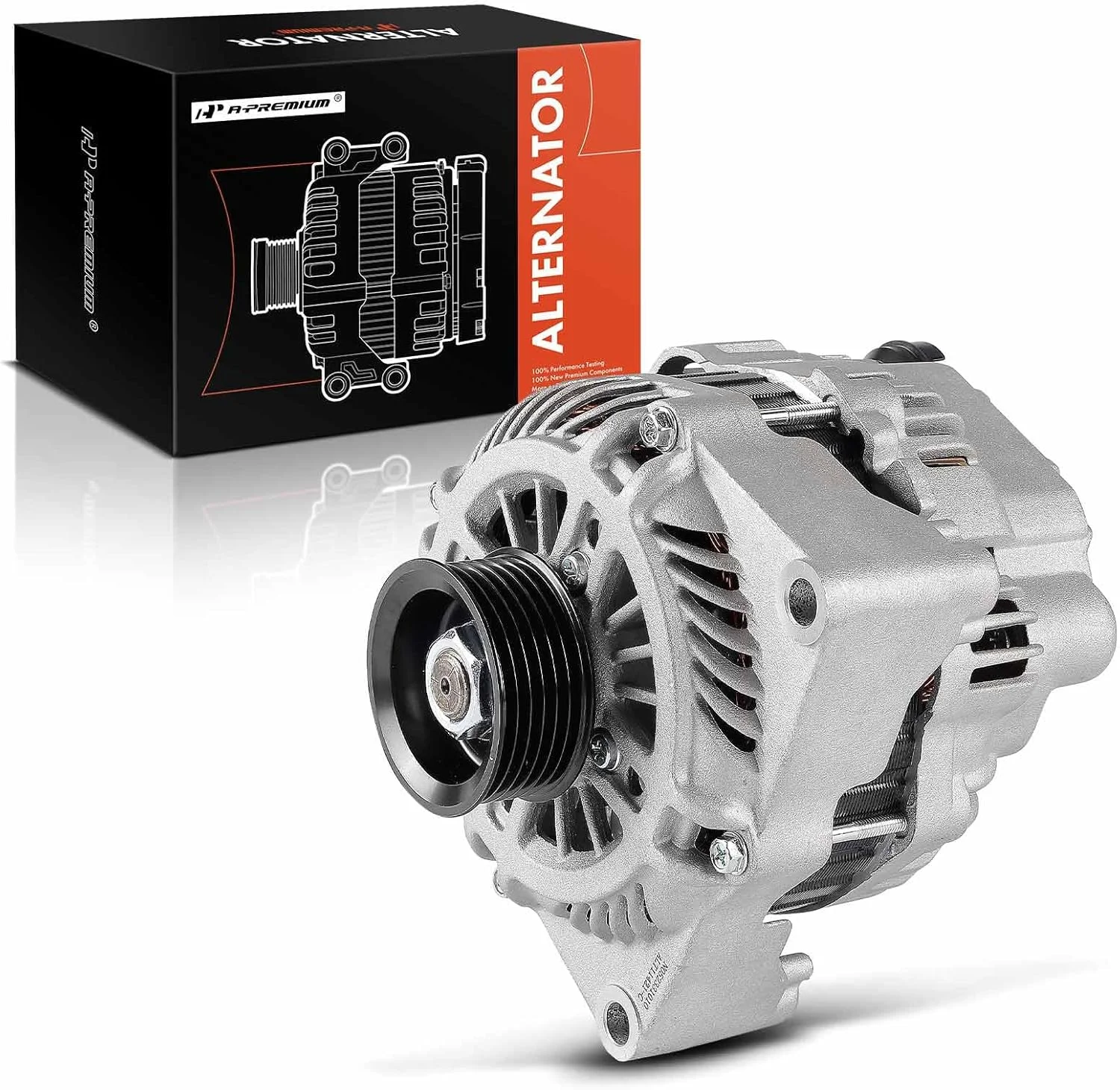آلترناتور A-Premium سازگار با پونتیاک G8 2008-2009، 6.0L 6.2L، 12 ولت 140 آمپر، پولی 6 شیار، چرخش در جهت عقربه های ساعت، جایگزین# 92157189, A003TG4191