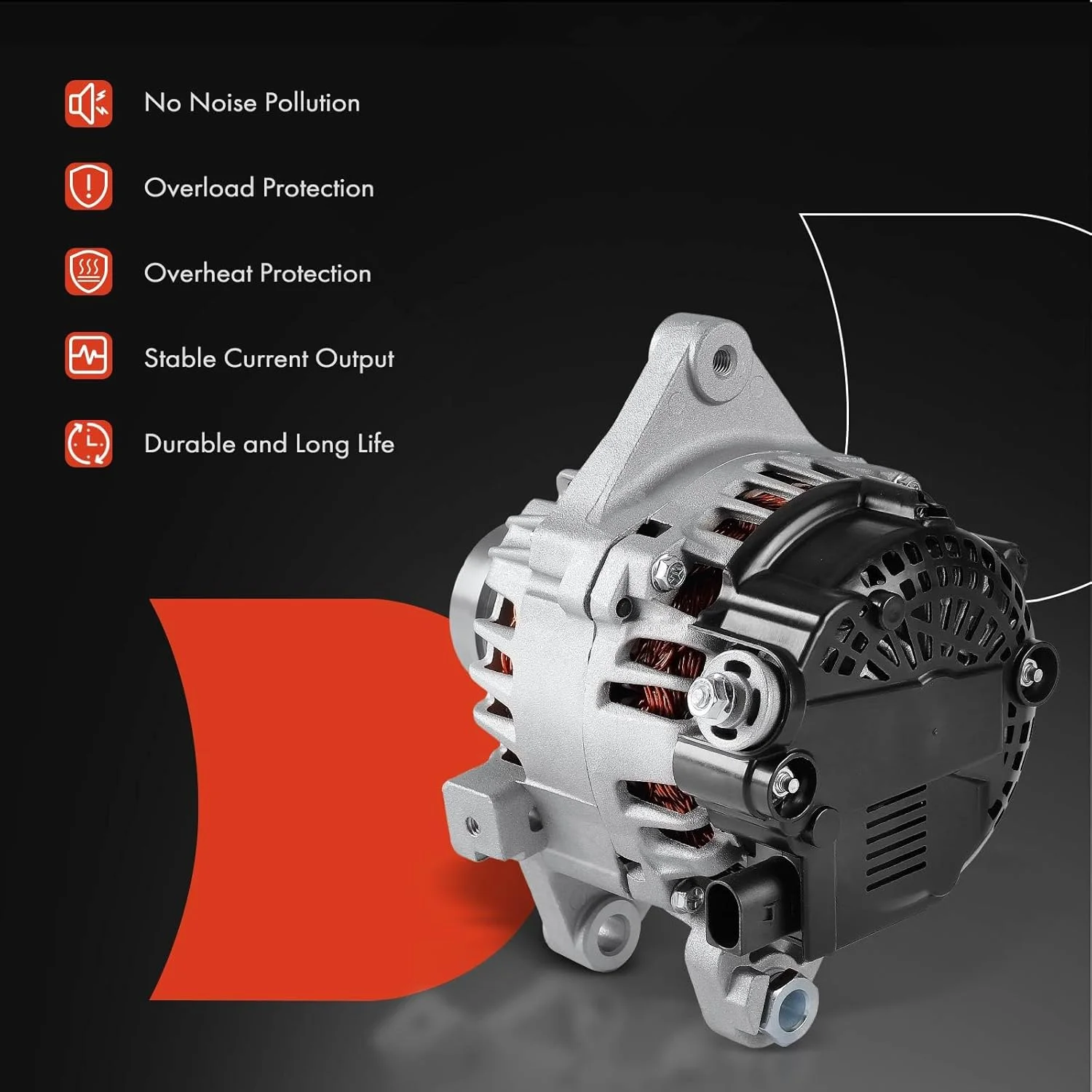دینام جایگزین A-Premium برای تویوتا کرولا 2014-2019، 1.8 لیتری، 2ZR-FE Valeo 115 آمپر