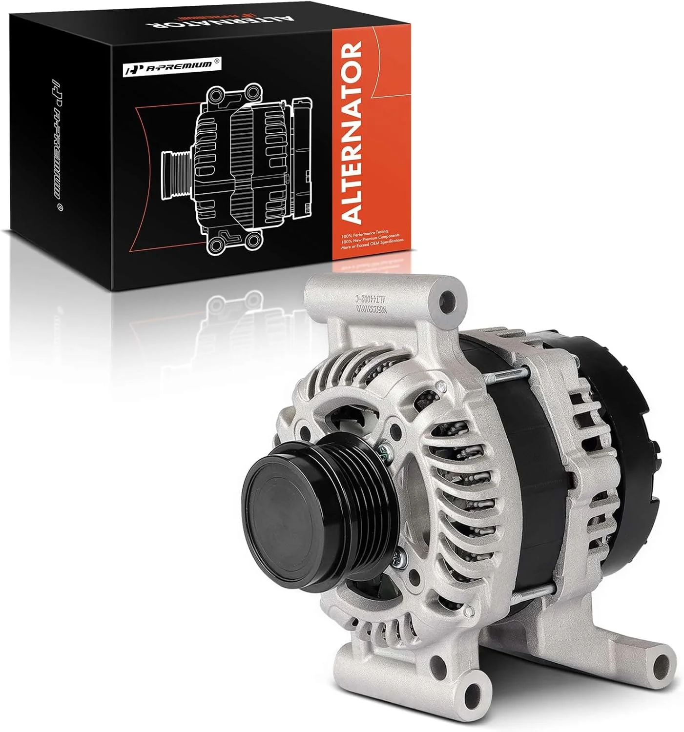 دینام A-Premium سازگار با اینفینیتی FX45 سال های 2003-2008، Q45 سال های 2002-2005، 12 ولت 110 آمپر، پولی 6 شیار چرخش در جهت عقربه های ساعت، جایگزین شماره # 23100AR00A، 23100AR000