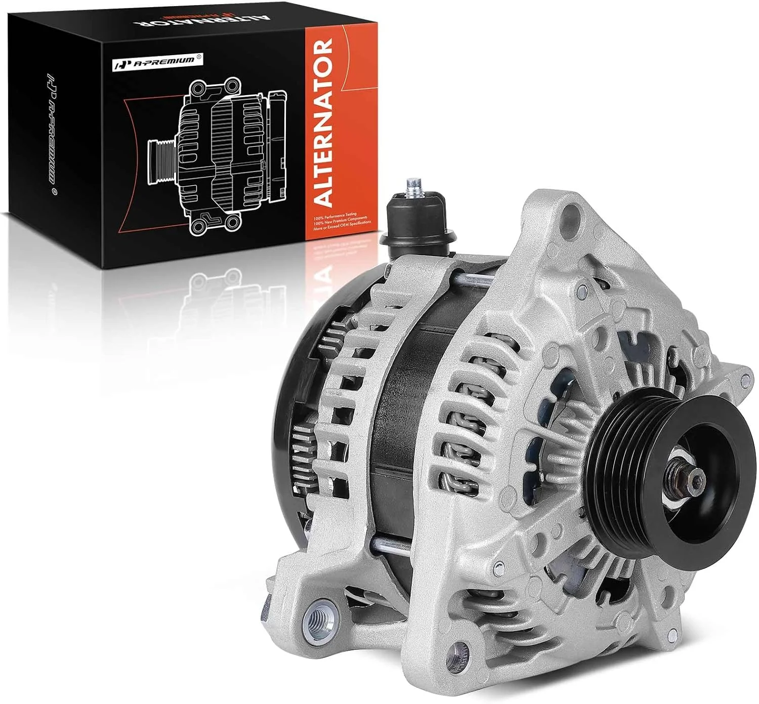 آلترناتور A-Premium جایگزین برای فورد F-150 2015-2020، 5.0L، 240 آمپر/12 ولت، CW، پولی 6 شیار