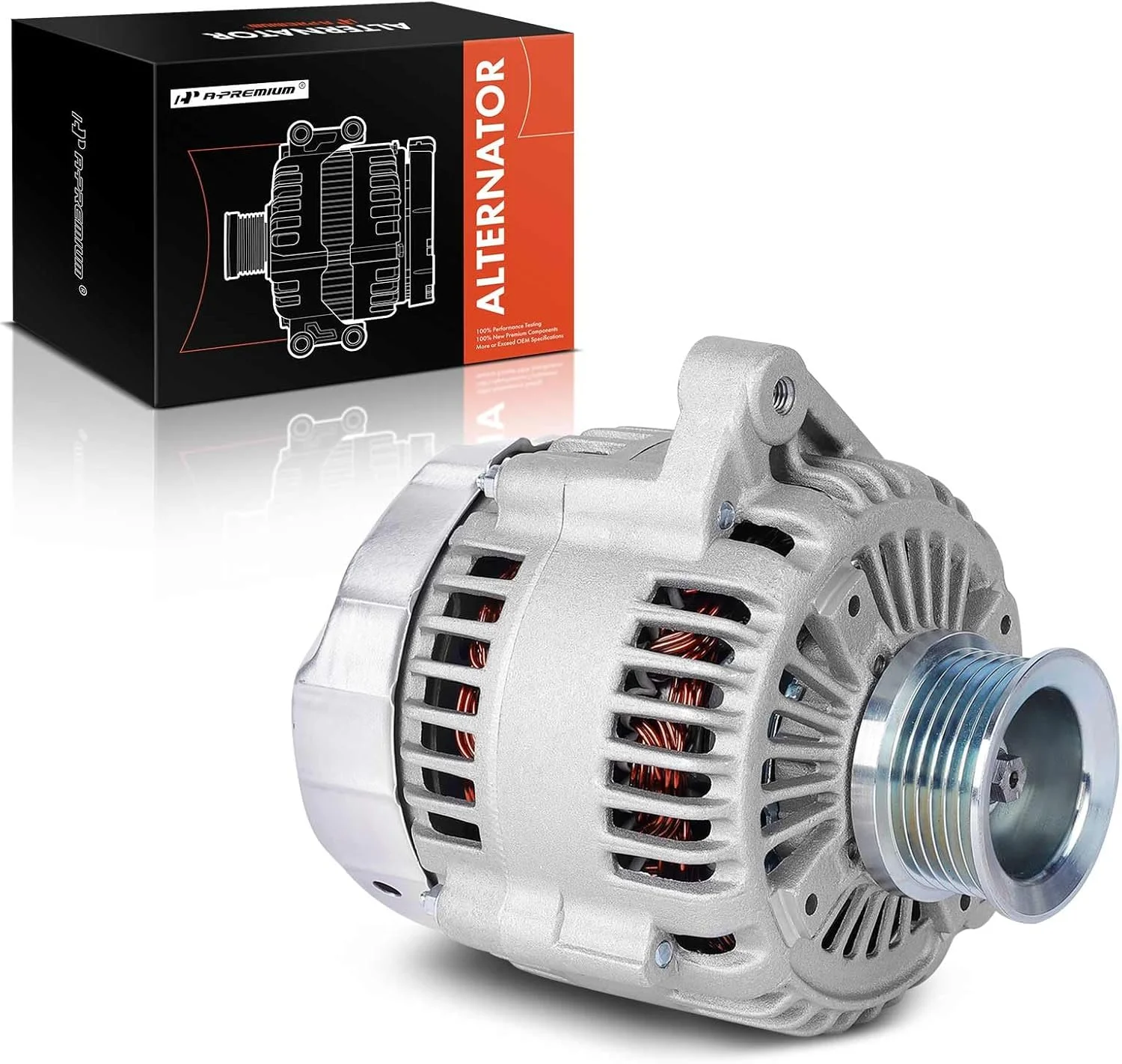 آلترناتور A-Premium جایگزین برای جگوار X-Type 2002-2005، 2.5L 3.0L، 120 آمپر/12 ولت، CW، پولی 6 شیار