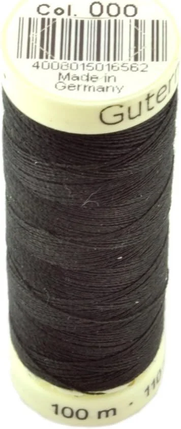 نخ خیاطی همه کاره گاترمن، پلی استر، مشکی، 100 متر نخ خیاطی همه کاره گاترمن، پلی استر، مشکی، 100 متر