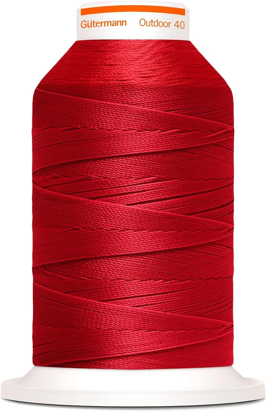 نخ خیاطی مخصوص پارچه های فضای باز گوترمن Outdoor 40 - شماره 40 طول 400 متر - نخ خیاطی مقاوم در برابر اشعه ماوراء بنفش 798300 (قرمز-4580)
