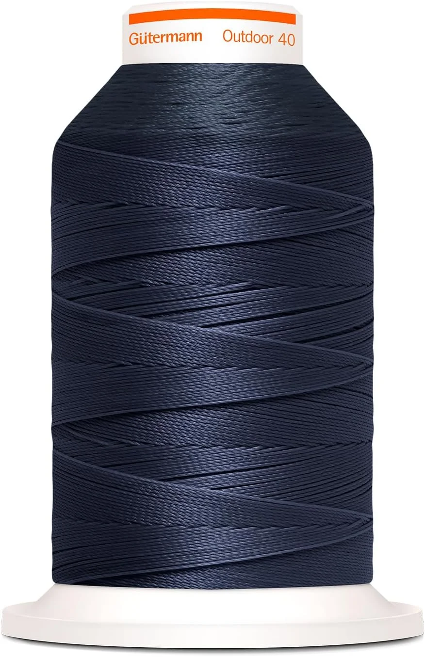 نخ خیاطی مخصوص فضای باز گوترمن Outdoor 40 - نخ خیاطی ویژه برای پارچه های فضای باز شماره 40 طول 400 متر - نخ خیاطی مقاوم در برابر اشعه ماوراء بنفش 798300 (دریایی 6950)