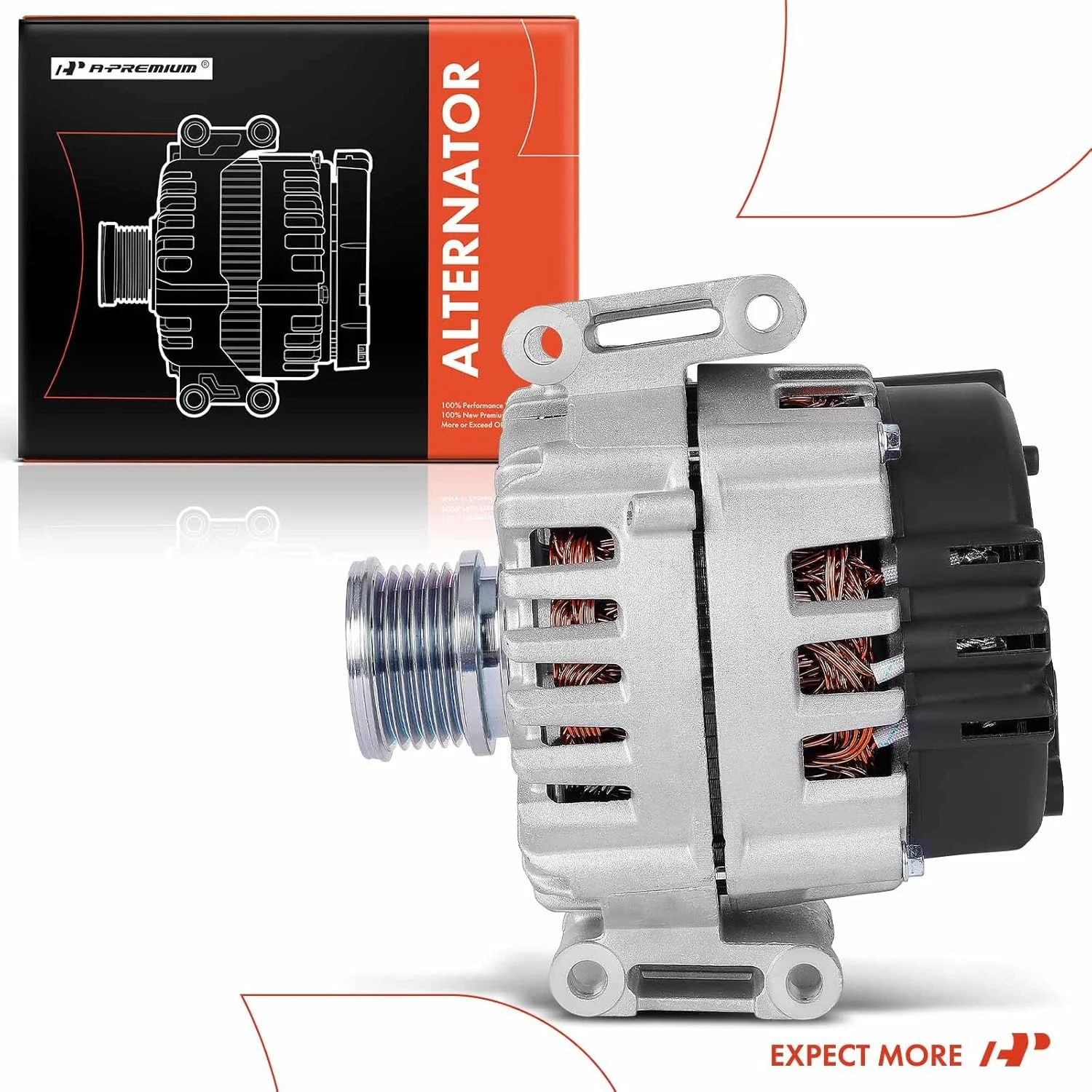 آلترناتور A-Premium سازگار با Freightliner Sprinter 2500، Sprinter 3500 و Mercedes-Benz Sprinter 2500، Sprinter 3500، 2014 2015 2016 2017، 2.1L، 12V 250A پولی کلاچ 6 شیار جهت عقربه های ساعت آلترناتور A-Premium سازگار با Freightliner Sprinter 2500، Sprinter 3500 و Mercedes-Benz Sprinter 2500، Sprinter 3500، 2014 2015 2016 2017، 2.1L، 12V 250A پولی کلاچ 6 شیار جهت عقربه های ساعت