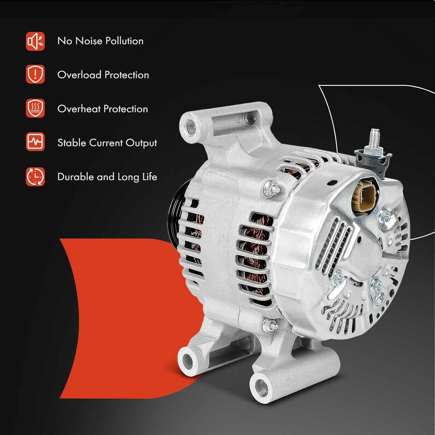 آلترناتور A-Premium جایگزین برای جگوار S-Type 2000-2004، 3.0L، اتوماتیک، 120 آمپر/12 ولت، CW، پولی 6 شیار آلترناتور A-Premium جایگزین برای جگوار S-Type 2000-2004، 3.0L، اتوماتیک، 120 آمپر/12 ولت، CW، پولی 6 شیار
