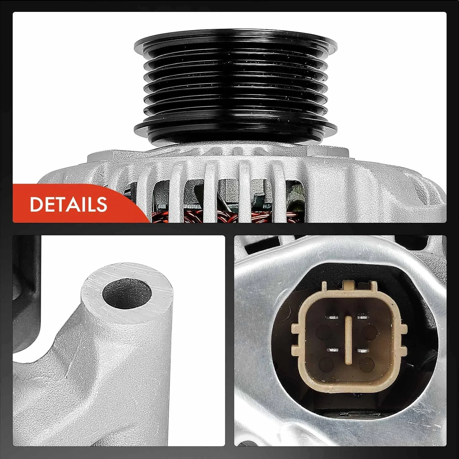 آلترناتور A-Premium جایگزین برای جگوار S-Type 2000-2004، 3.0L، اتوماتیک، 120 آمپر/12 ولت، CW، پولی 6 شیار آلترناتور A-Premium جایگزین برای جگوار S-Type 2000-2004، 3.0L، اتوماتیک، 120 آمپر/12 ولت، CW، پولی 6 شیار