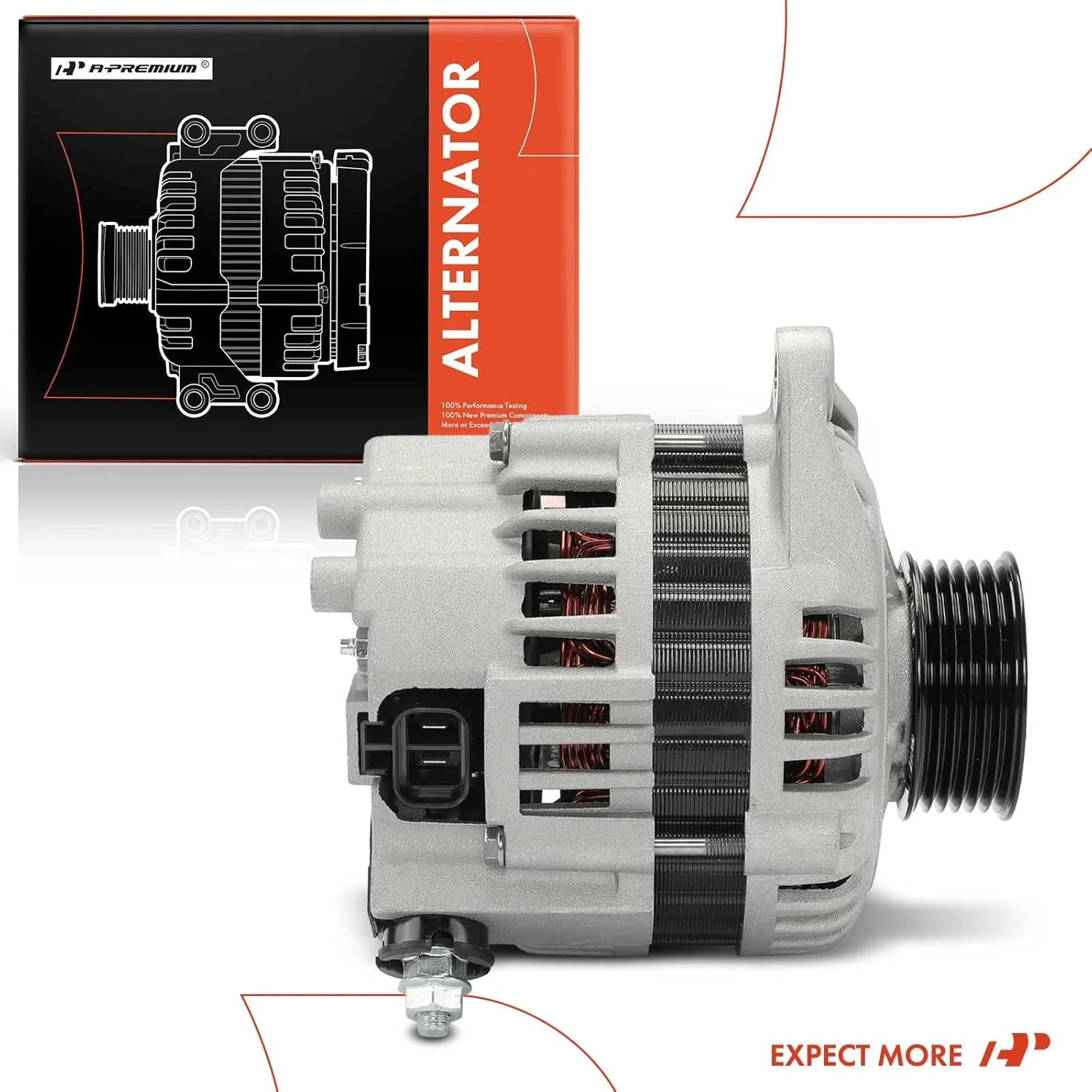 دینام A-Premium سازگار با نیسان Pathfinder 1997-2002 3.3L، 12 ولت 90 آمپر، پولی 6 شیار، چرخش در جهت عقربه های ساعت، جایگزین # 231000W001, 231000W002 دینام A-Premium سازگار با نیسان Pathfinder 1997-2002 3.3L، 12 ولت 90 آمپر، پولی 6 شیار، چرخش در جهت عقربه های ساعت، جایگزین # 231000W001, 231000W002