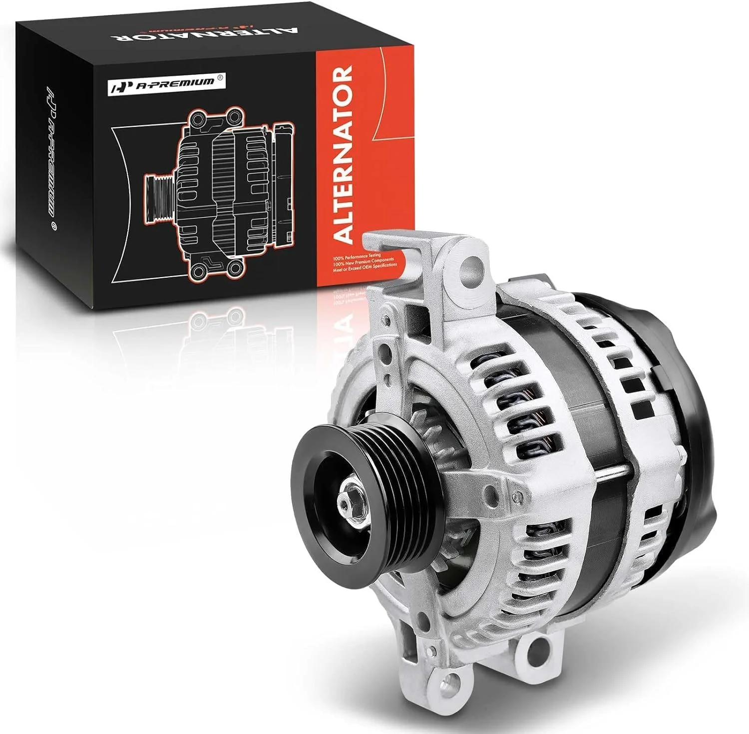 آلترناتور ممتاز سازگار با کادیلاک CTS 2008-2009 V6 3.6L DOHC، 12 ولت 150 آمپر چرخش در جهت عقربه های ساعت پولی 6 شیار، جایگزین # 104210-5390