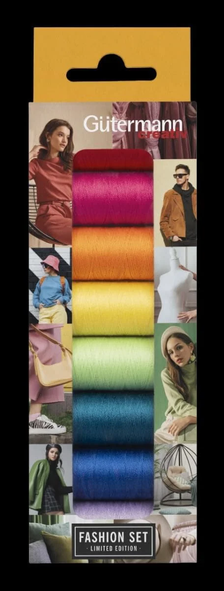 ست نخ خیاطی Gütermann Fashion Sew-All - 8 عدد 100 متری - 1 عدد