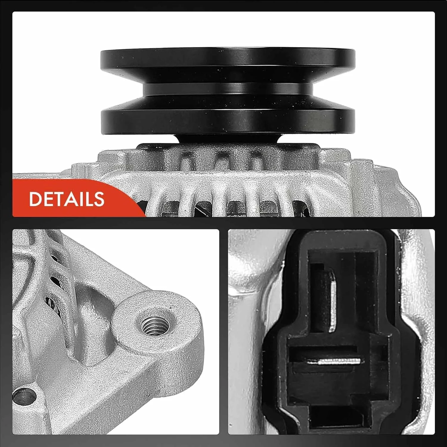 آلترناتور A-Premium سازگار با موتور دیزلی Kubota سالهای 1986-2009، Case 1838 6010، Corniver CT48S و Compac Equipment MFG TA48، 40 آمپر 12 ولت پولی 1 شیار، جایگزین# 100211-1670، 16231-24011، 16241-64010 آلترناتور A-Premium سازگار با موتور دیزلی Kubota سالهای 1986-2009، Case 1838 6010، Corniver CT48S و Compac Equipment MFG TA48، 40 آمپر 12 ولت پولی 1 شیار، جایگزین# 100211-1670، 16231-24011، 16241-64010
